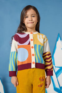 Gorman - Bold Shapes Kids Cardigan - multi