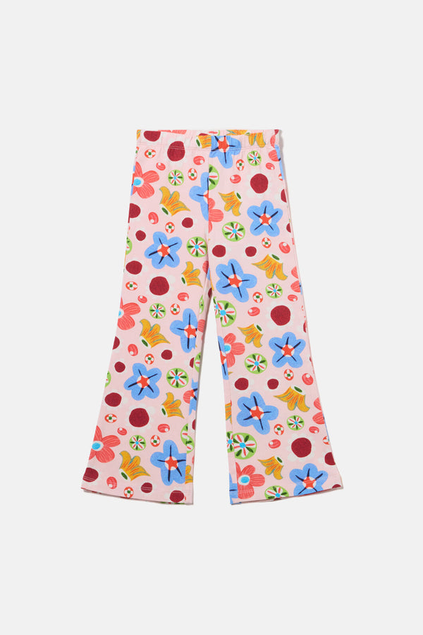 Gorman - Spotty Floral Kids Legging - pink