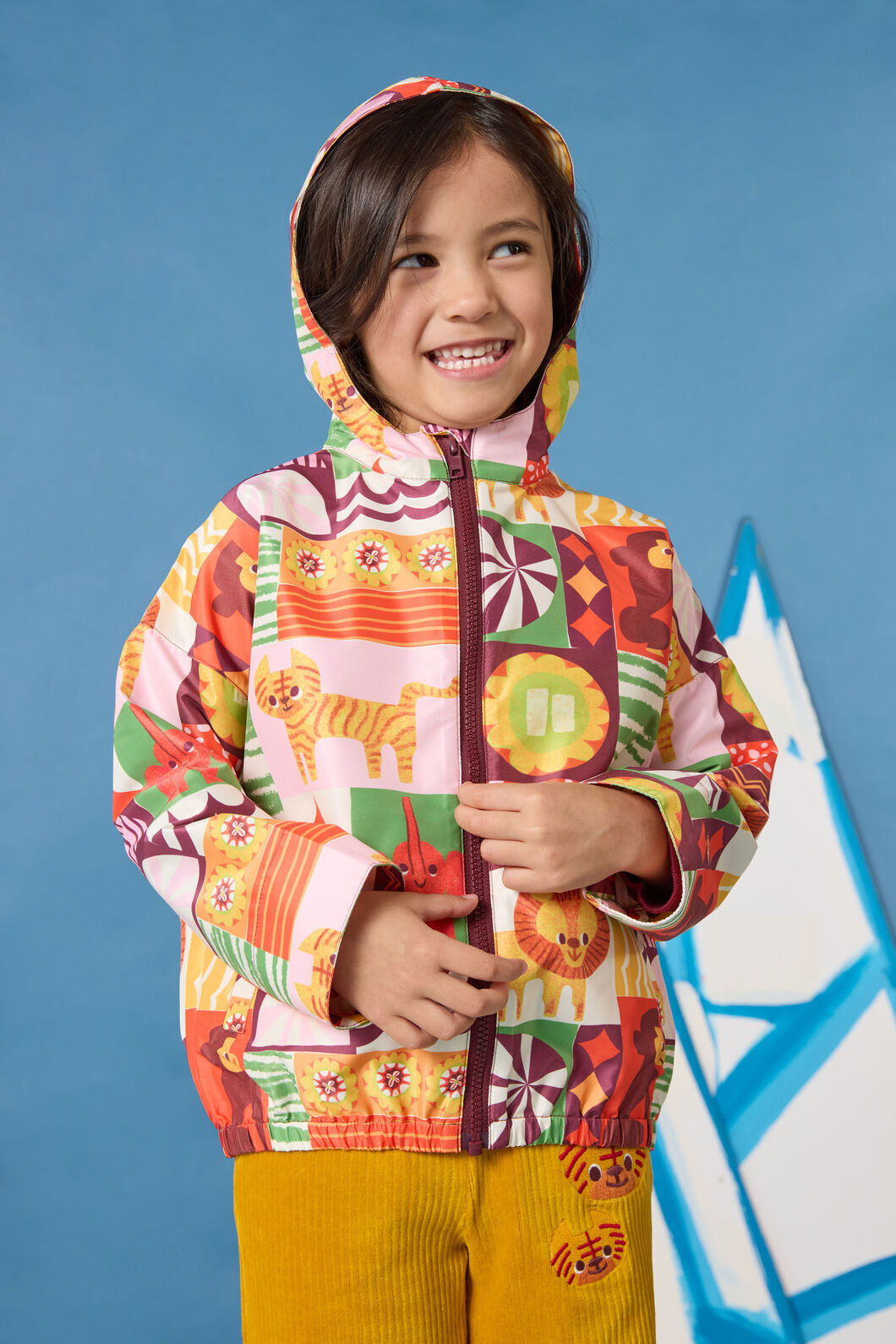 Gorman - Abstract Circus Kids Raincoat - multi