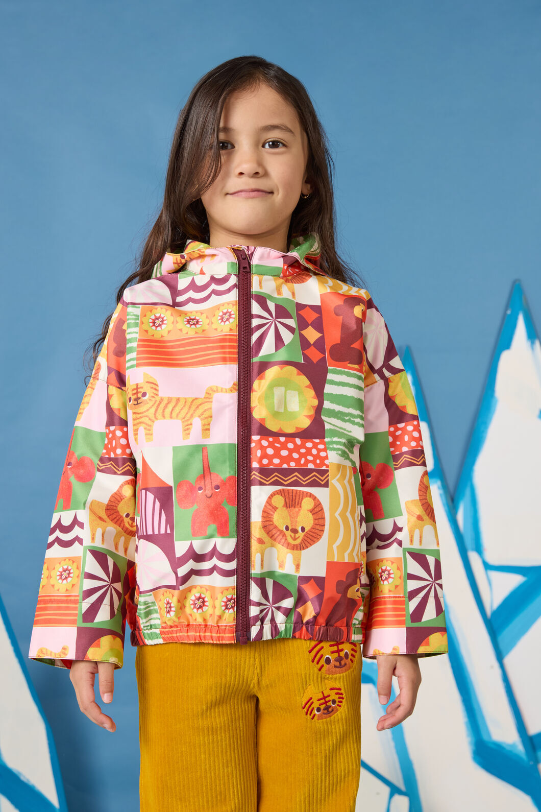 Gorman - Abstract Circus Kids Raincoat - multi