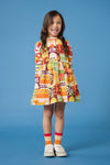 Gorman - Abstract Circus Kids Dress - multi