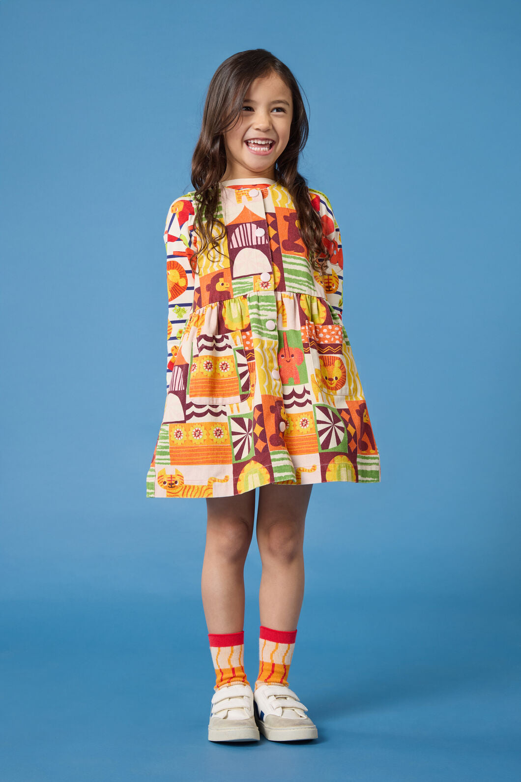 Gorman - Abstract Circus Kids Dress - multi