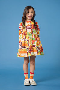Gorman - Abstract Circus Kids Dress - multi