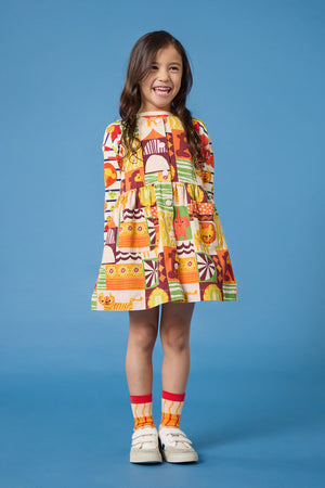 Gorman - Abstract Circus Kids Dress - multi