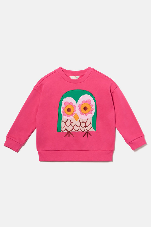 Gorman - Funky Owl Kids Sweater - pink