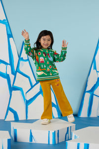Gorman - Funky Birds Kids Sweater - green