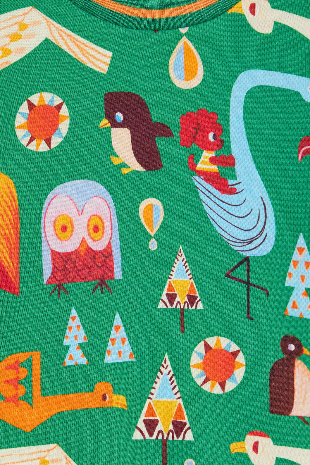 Gorman - Funky Birds Kids Sweater - green