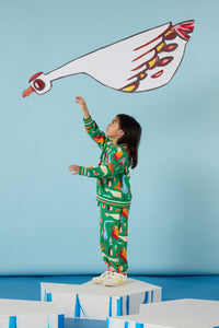 Gorman - Funky Birds Kids Track Pant - green