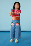 Gorman - Owl Pocket Denim Kids Pant - denim