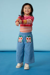 Gorman - Owl Pocket Denim Kids Pant - denim