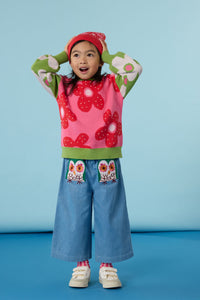Gorman - Owl Pocket Denim Kids Pant - denim