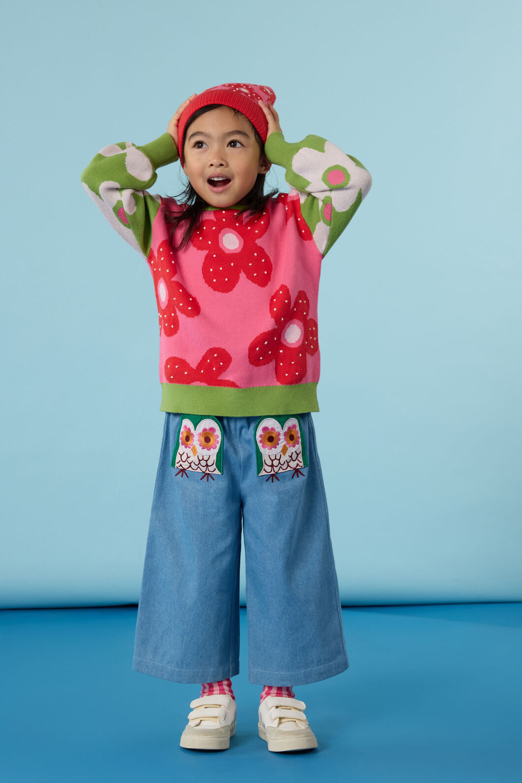 Gorman - Owl Pocket Denim Kids Pant - denim