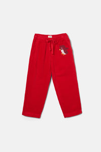 Gorman - Penguin Cord Kids Pant - red