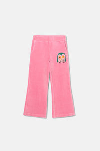 Gorman - Jumbo Rib Kids Wide Leg Trouser - pink