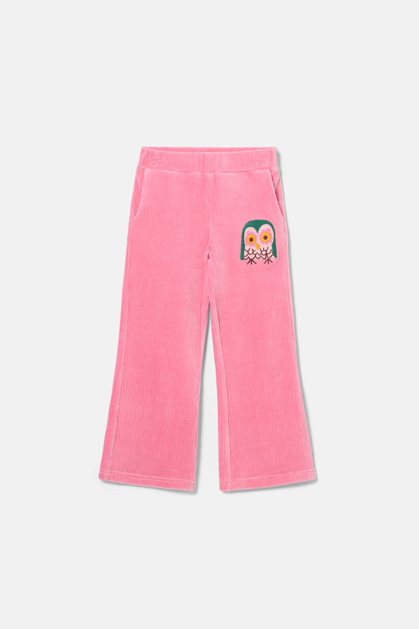 Gorman - Jumbo Rib Kids Wide Leg Trouser - pink