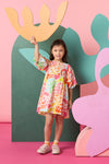 Gorman - Playful Shapes Kids Dress - cream