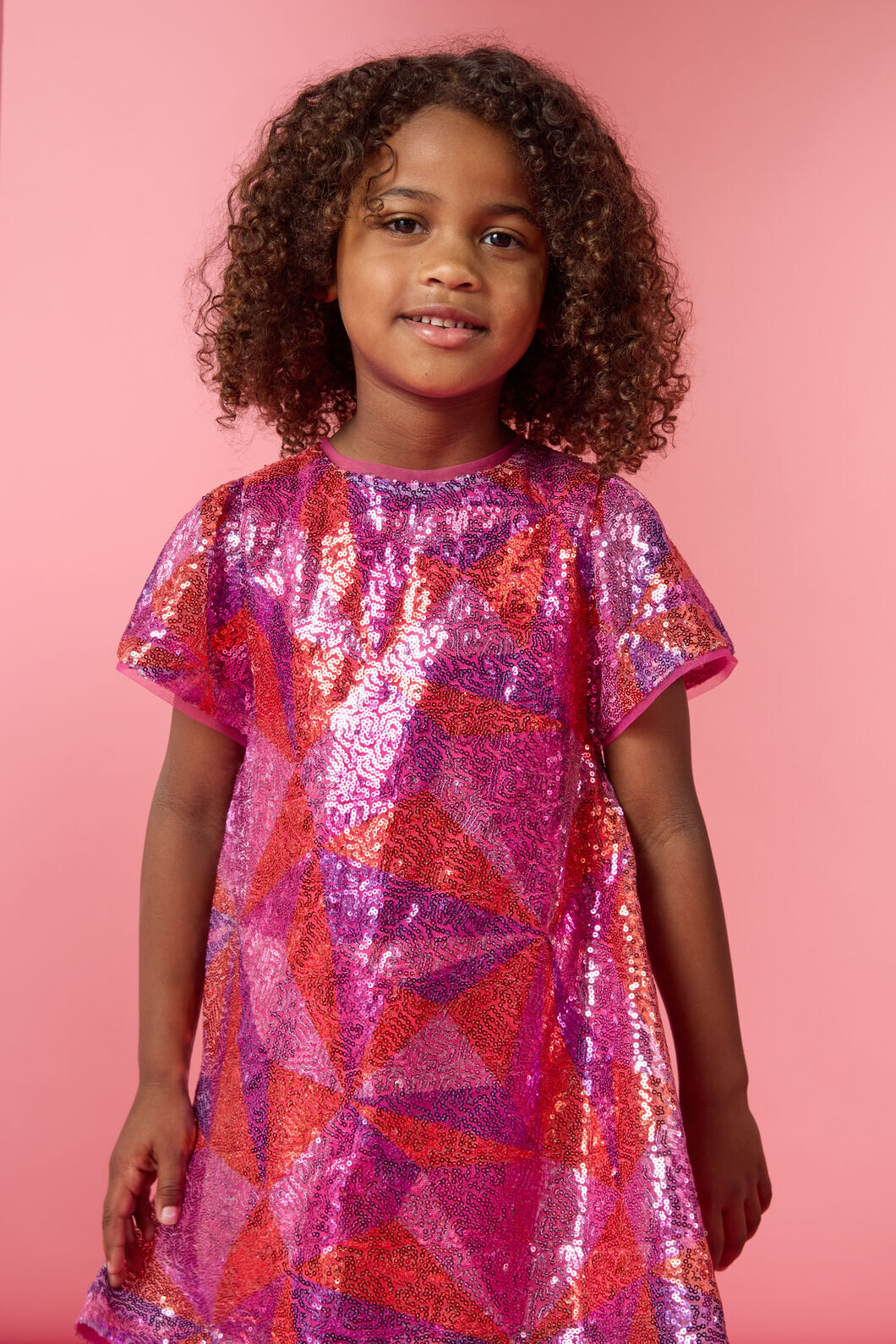 Gorman - Circus Kids Sequins Dress - pink
