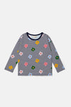 Gorman - Spotty Floral Stripe Kids T-Shirt - multi