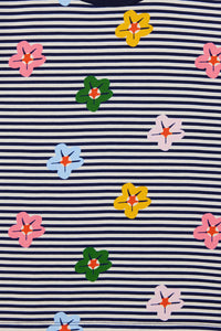 Gorman - Spotty Floral Stripe Kids T-Shirt - multi