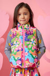 Gorman - Bold Floral Kids Puffer Vest - multi