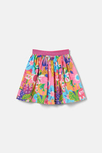 Gorman - Bold Floral Kids Skirt - multi
