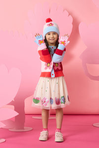 Gorman - Flower Sequins Kids Skirt - cream