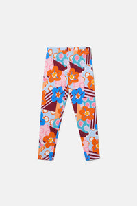 Gorman - Cut Out Flower Kids Legging - multi