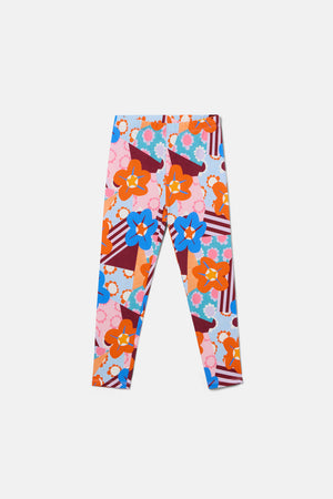 Gorman - Cut Out Flower Kids Legging - multi