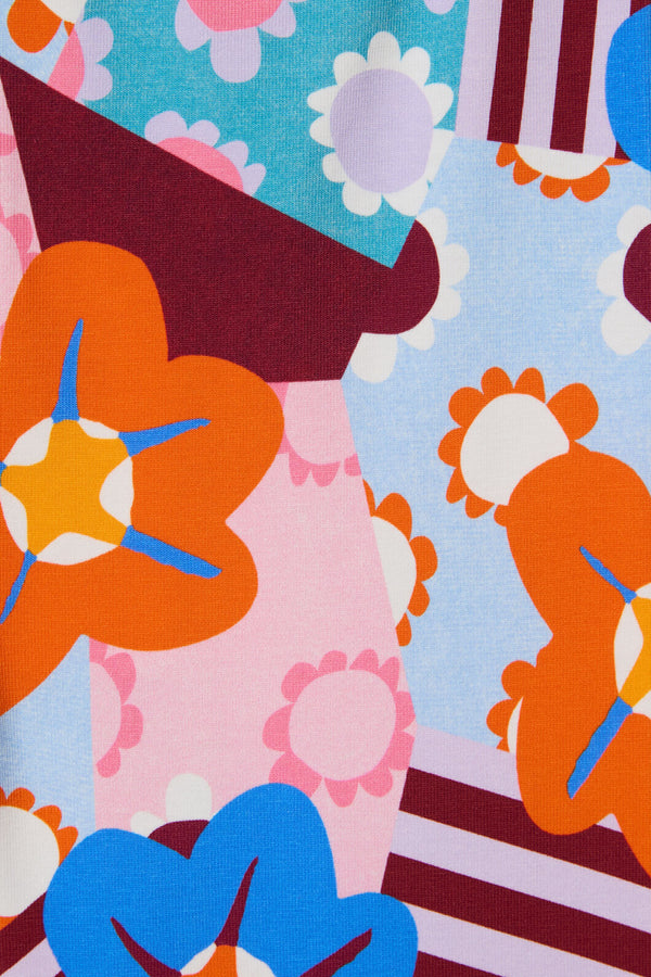 Gorman - Cut Out Flower Kids Legging - multi