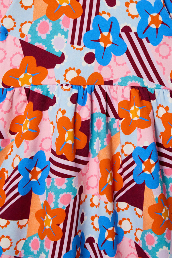 Gorman - Cut Out Flower Kids Dress - multi
