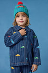 Gorman - Cars Kids Pinstripe Jacket - navy