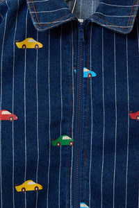 Gorman - Cars Kids Pinstripe Jacket - navy