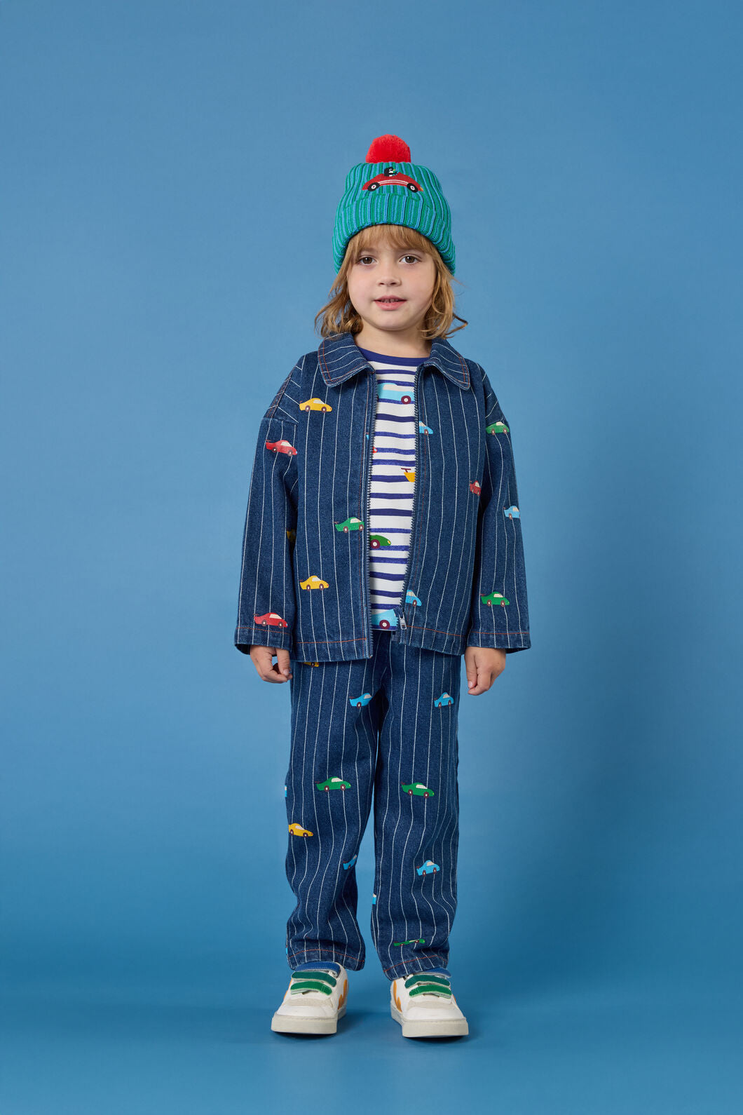 Gorman - Cars Kids Pinstripe Jacket - navy