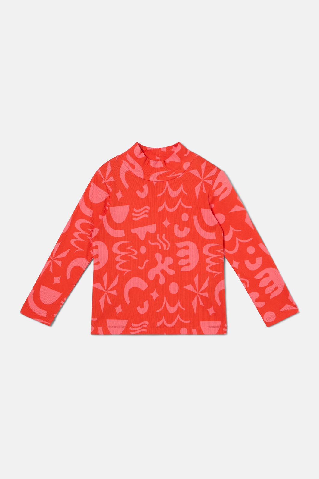 Gorman - Playful Shapes Kids Skivvy Top - red