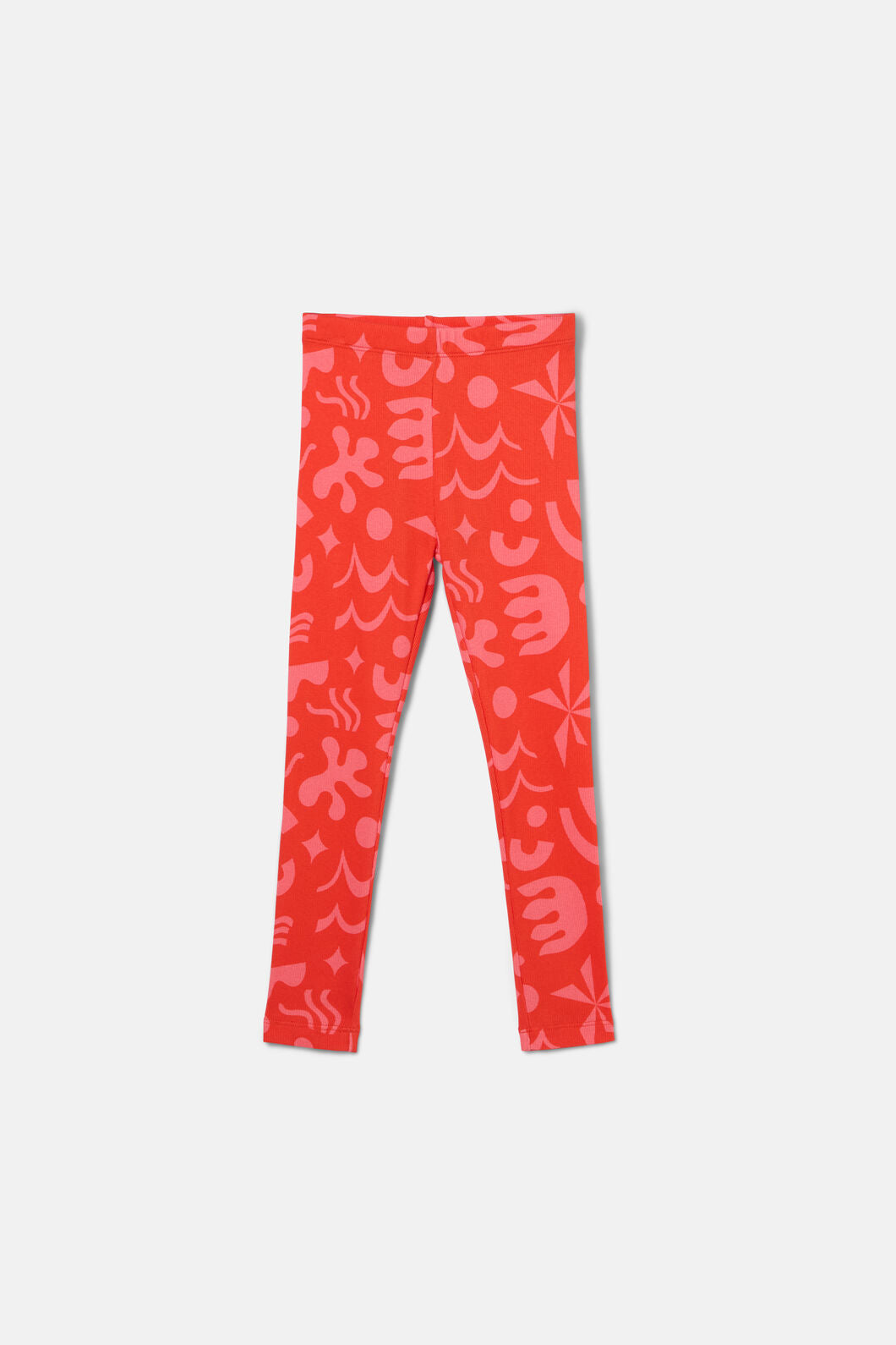 Gorman - Playful Shapes Kids Legging - red