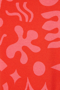 Gorman - Playful Shapes Kids Legging - red