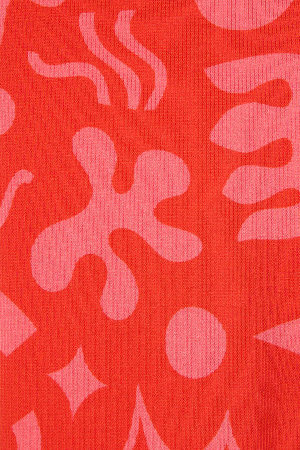 Gorman - Playful Shapes Kids Legging - red