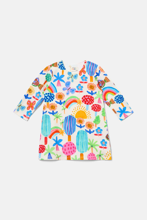 Gorman - Rain Forest Baby Dress - multi