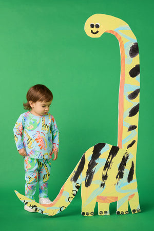 Gorman - Dino Land Baby T-Shirt - blue