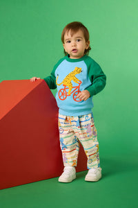 Gorman - Leo On Bike Baby Sweater - multi
