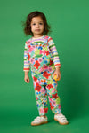 Gorman - Flower Field Baby Overalls - pink
