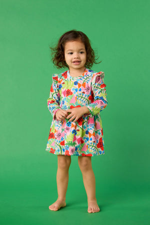 Gorman - Flower Field Baby Dress - pink
