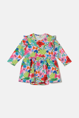 Gorman - Flower Field Baby Dress - pink