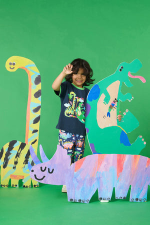 Gorman - Dino's Kids T-Shirt - navy
