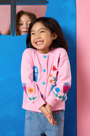 Gorman - House Kids Cardigan - pink