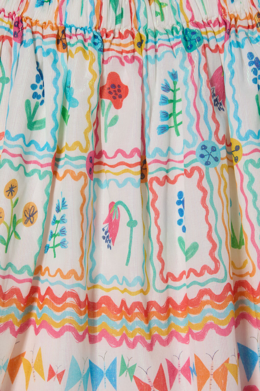 Gorman - Gallery Border Kids Skirt - multi