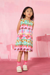 Gorman - Pretty Rows Kids Sequins Dress - multi