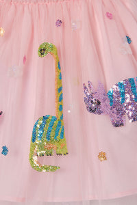 Gorman - Dino Kids Party Skirt - pink