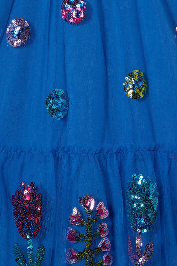 Gorman - Field Kids Sequins Dress - blue