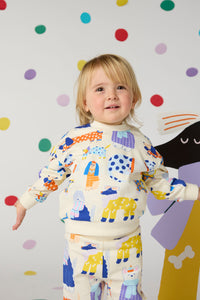 Gorman - Dogs Baby Sweater - multi